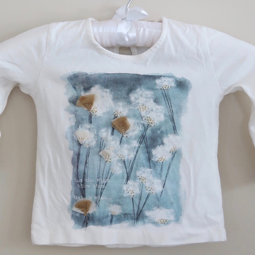 Cute long sleeve tee from Zara sz 18/24